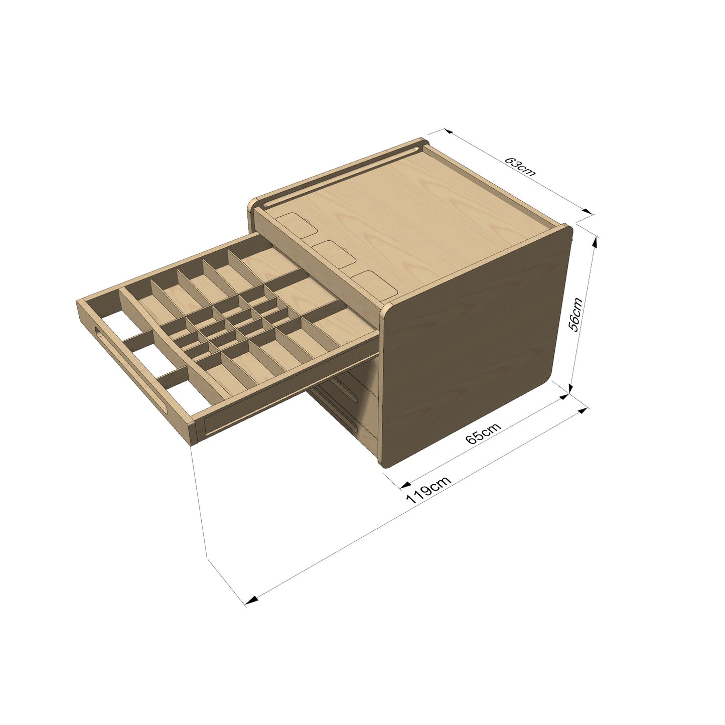 Brickle Bach — dimensions