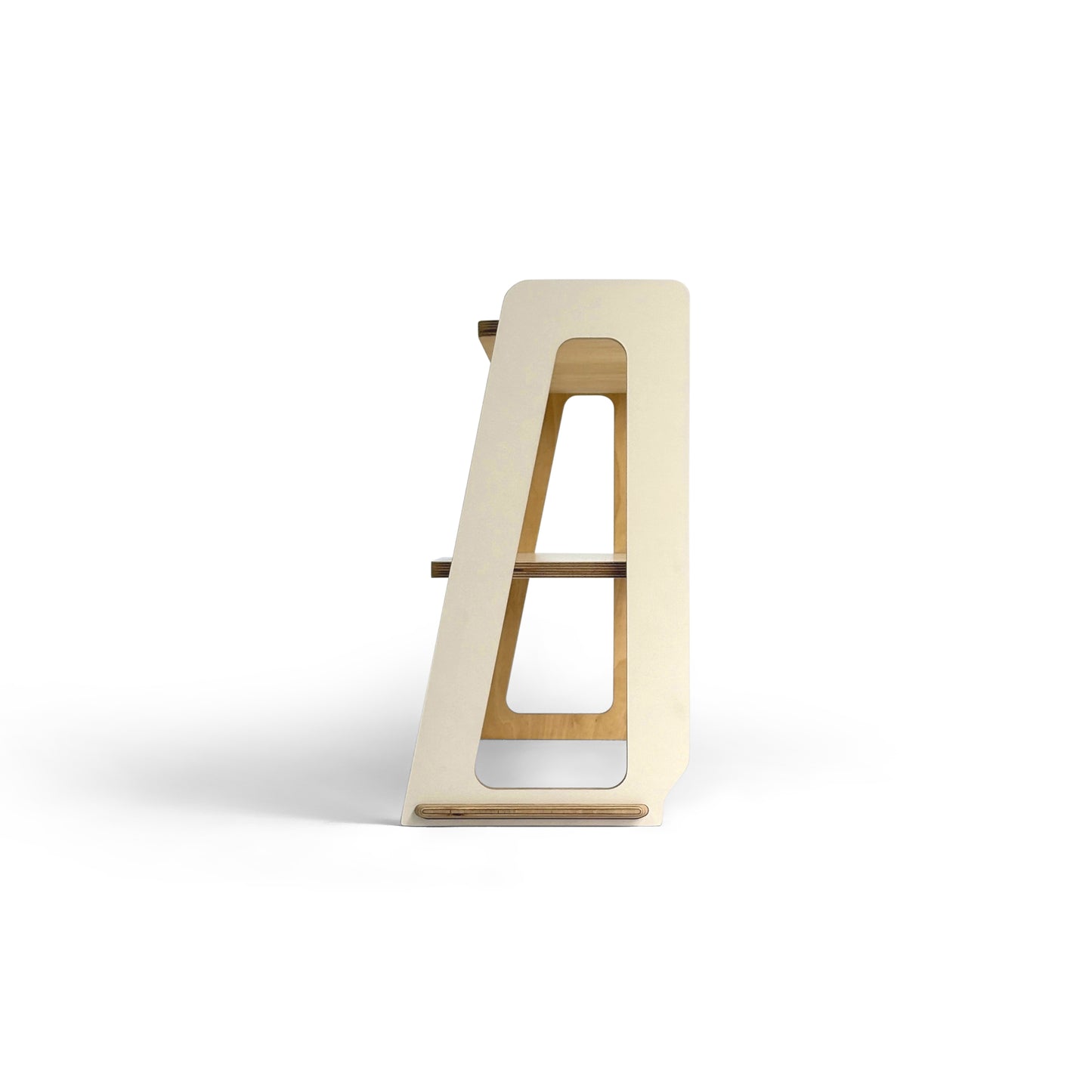 Brickle Shelves for displaying LEGO creations - side view