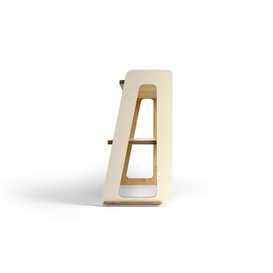 Brickle Shelves for displaying LEGO creations - side view