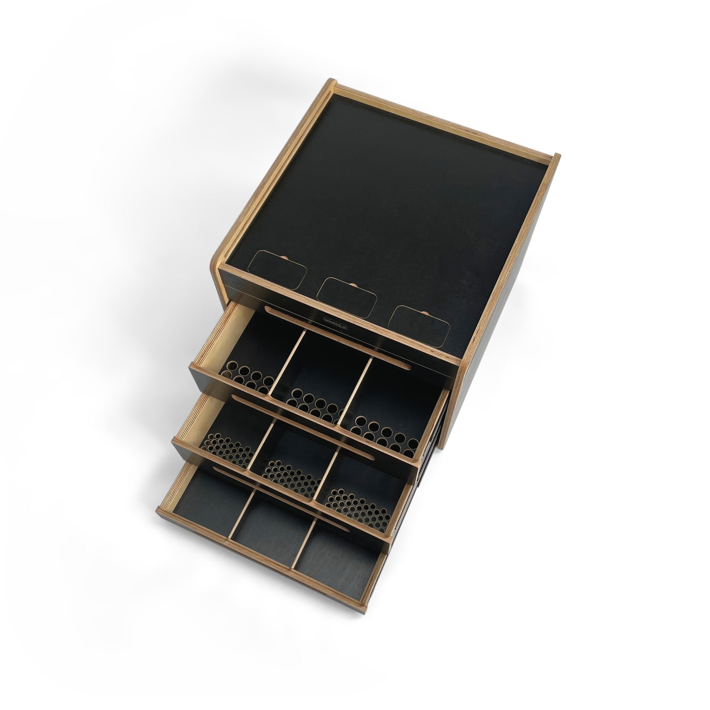 Black Brickle Bach — showing LEGO filtration system