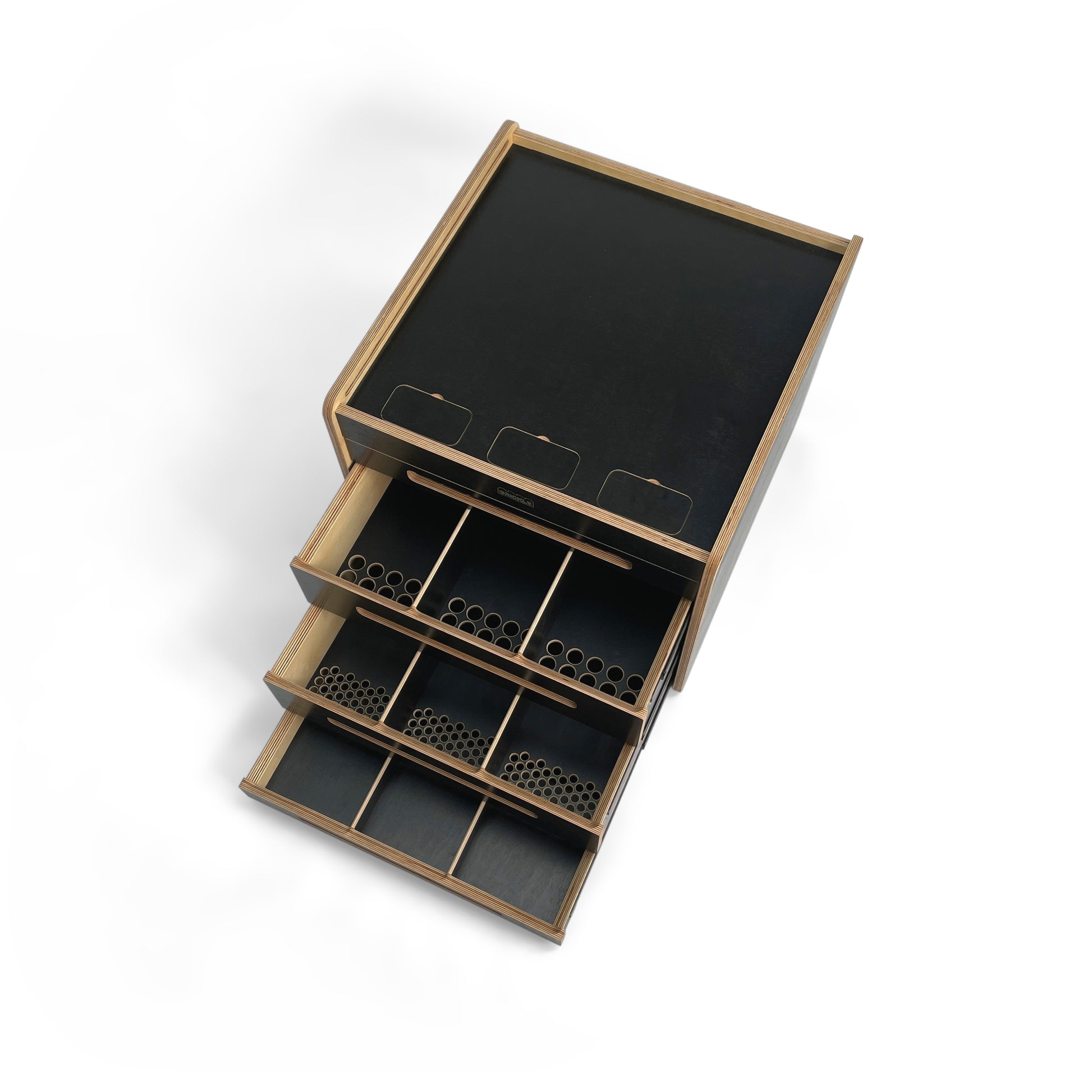 Black Brickle Bach — showing LEGO filtration system