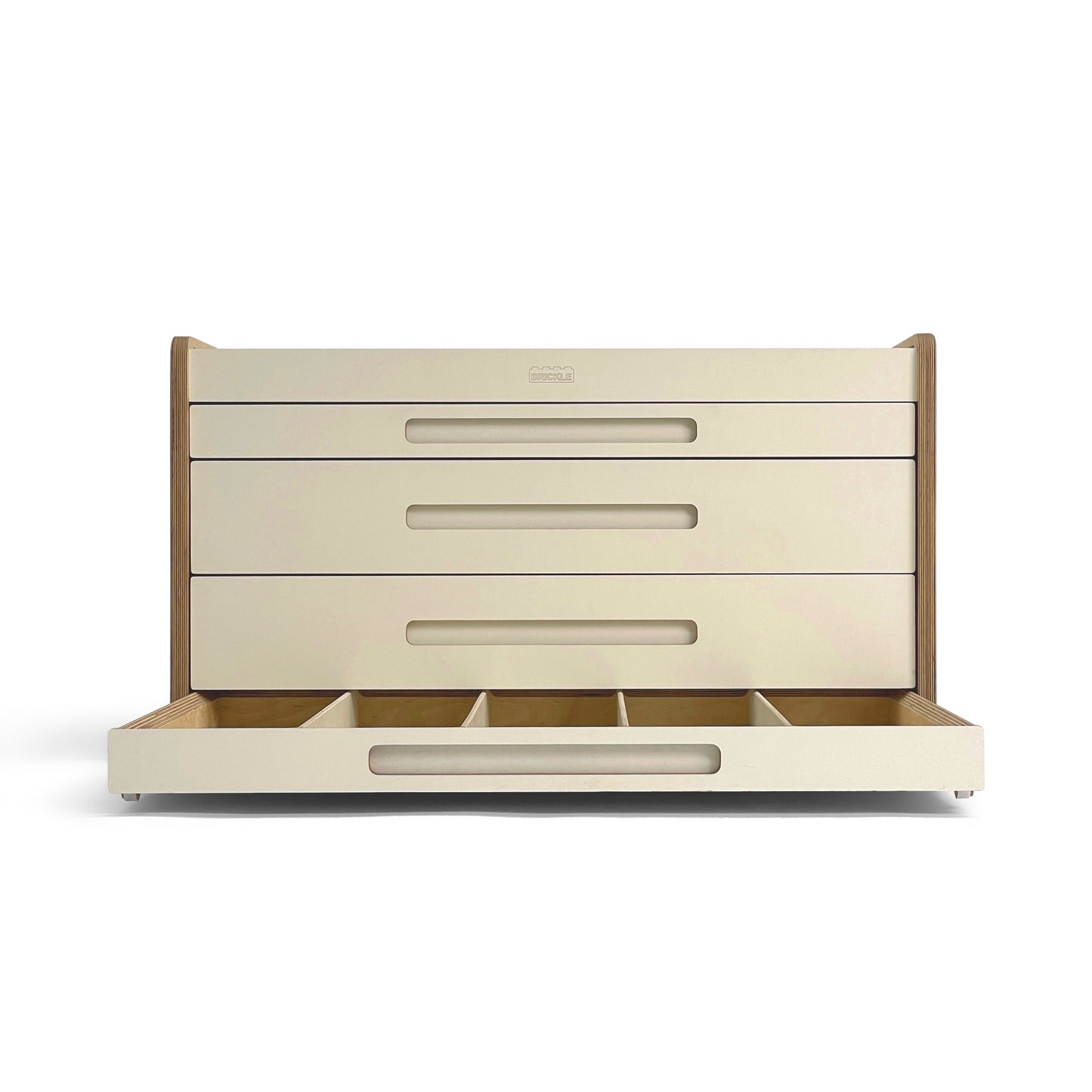 Cream Brickle — premium LEGO storage furniture