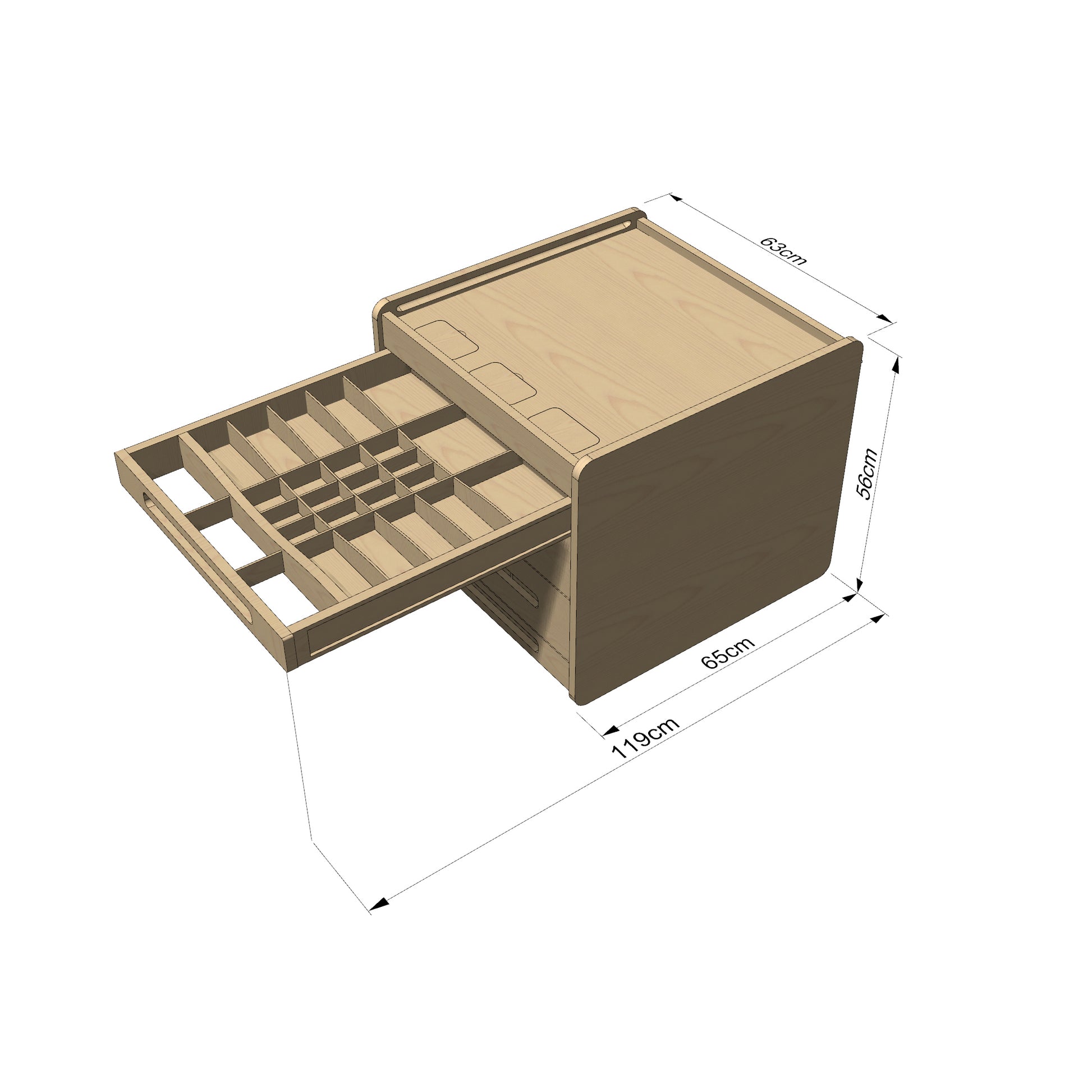 Brickle Bach — dimensions