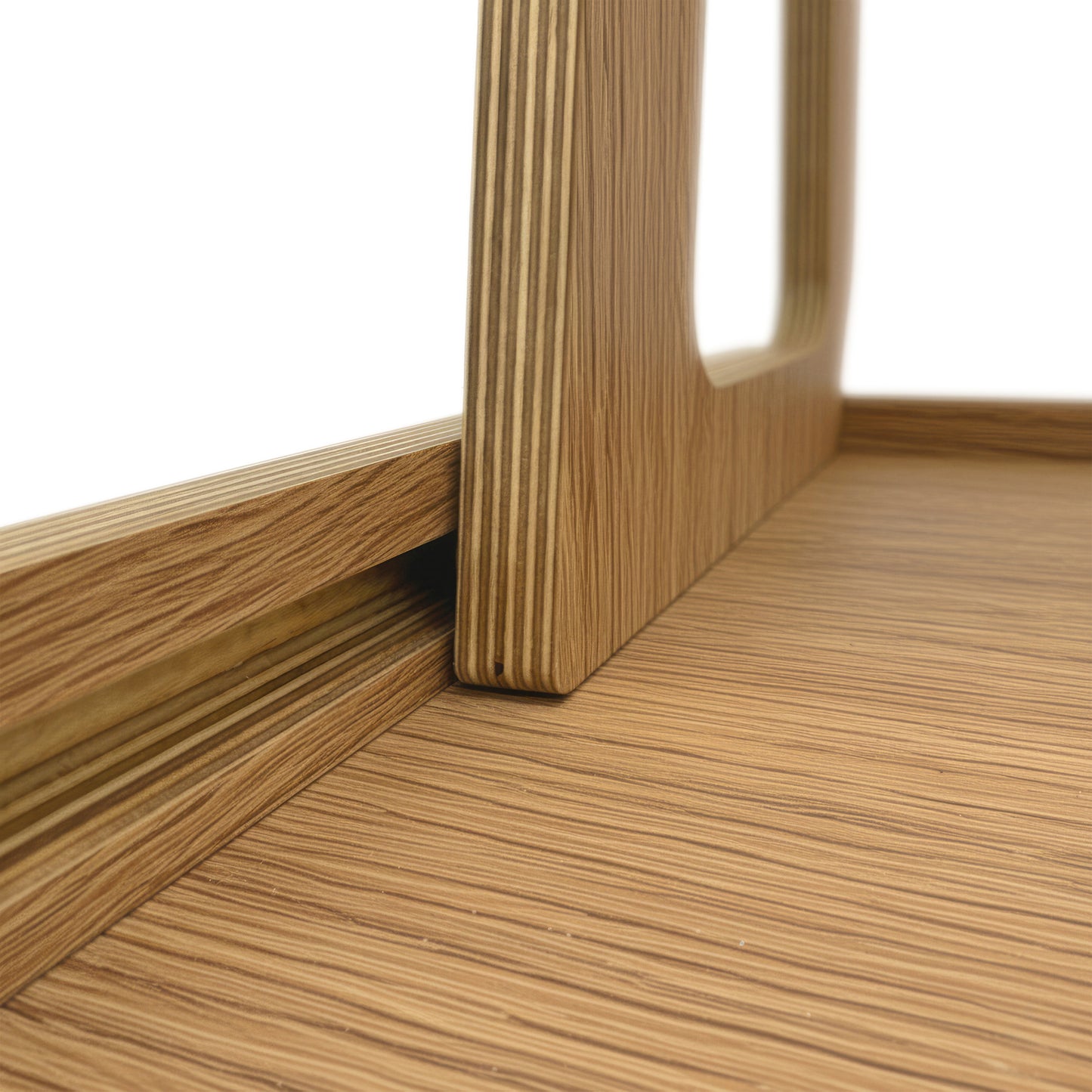 Oak Brickle - shelves mounted on Brickle