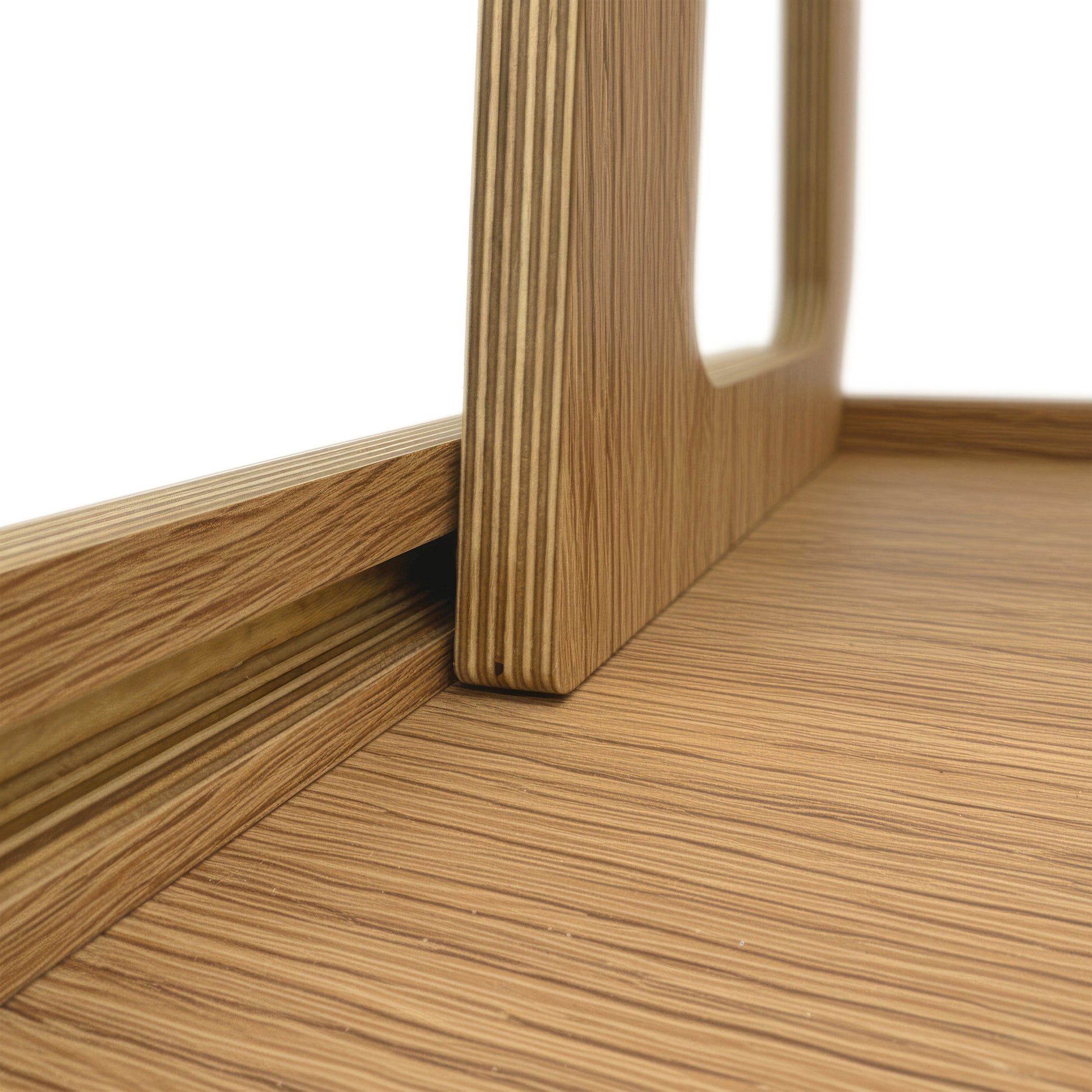 Oak Brickle - shelves mounted on Brickle