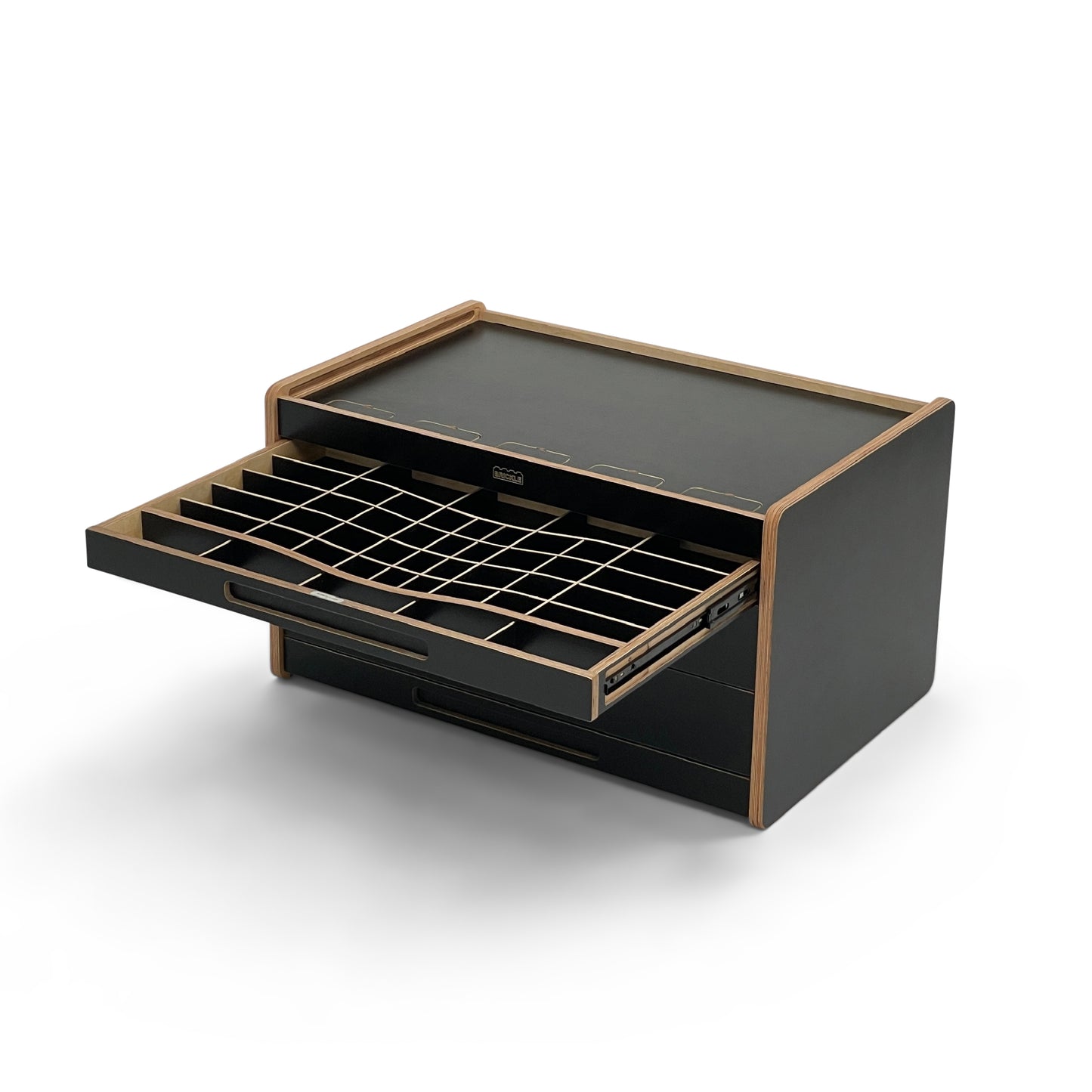 Black Brickle LEGO storage unit — Special pieces drawer