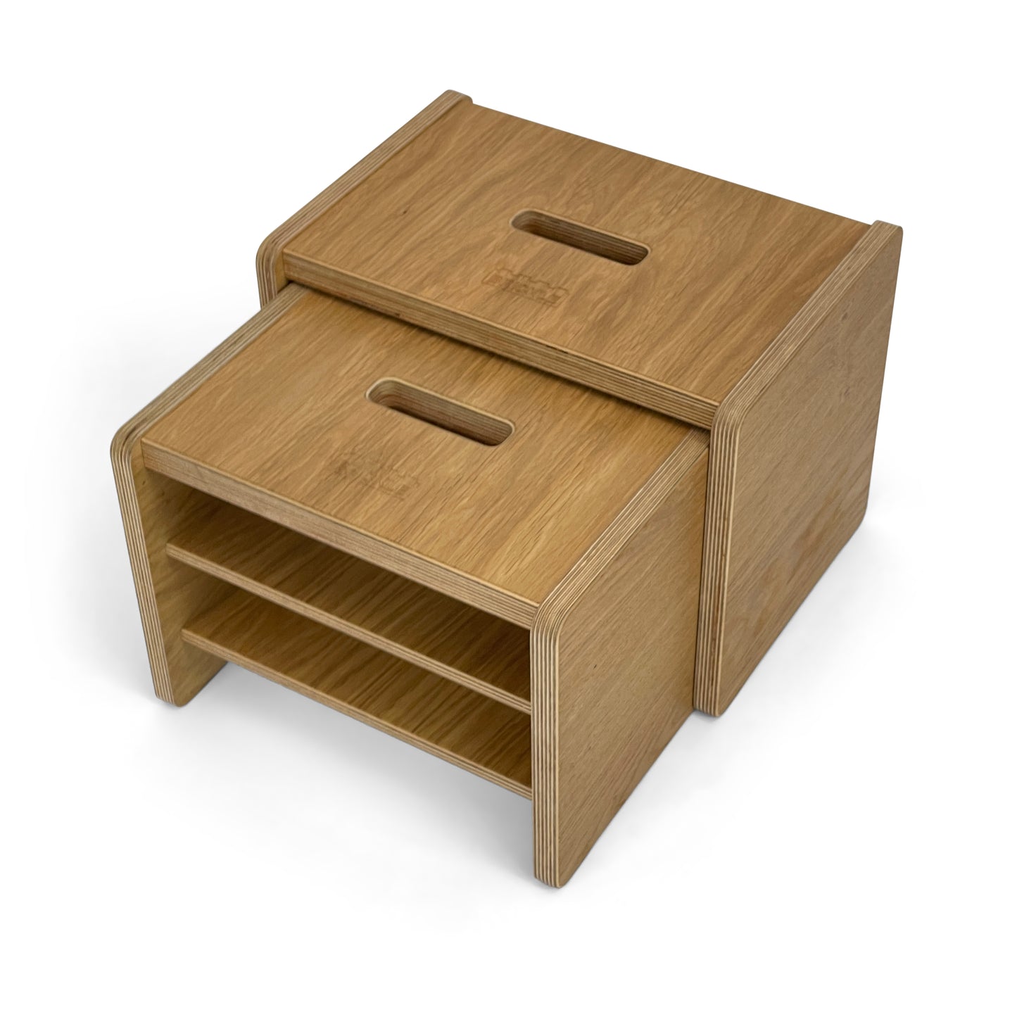 Children’s Oak wooden nesting stools
