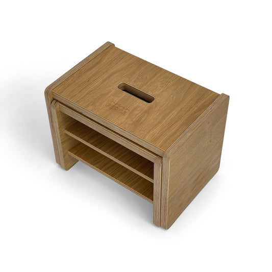 Children’s Oak wooden nesting stools
