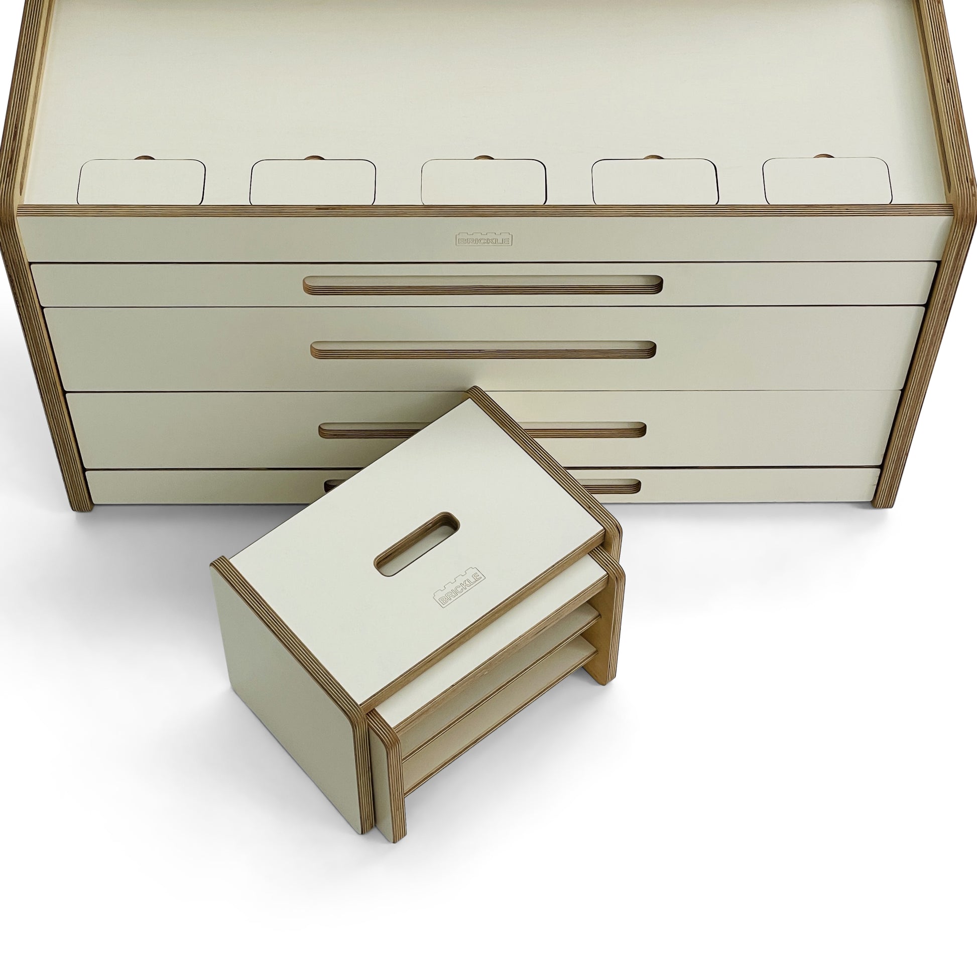 Brickle Lego Storage furniture - with nesting stools