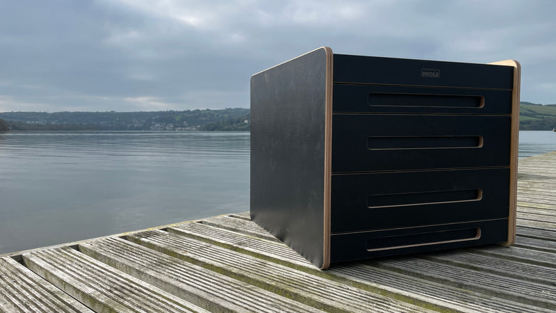 Black Brickle Bach in front of Teifi Estuary