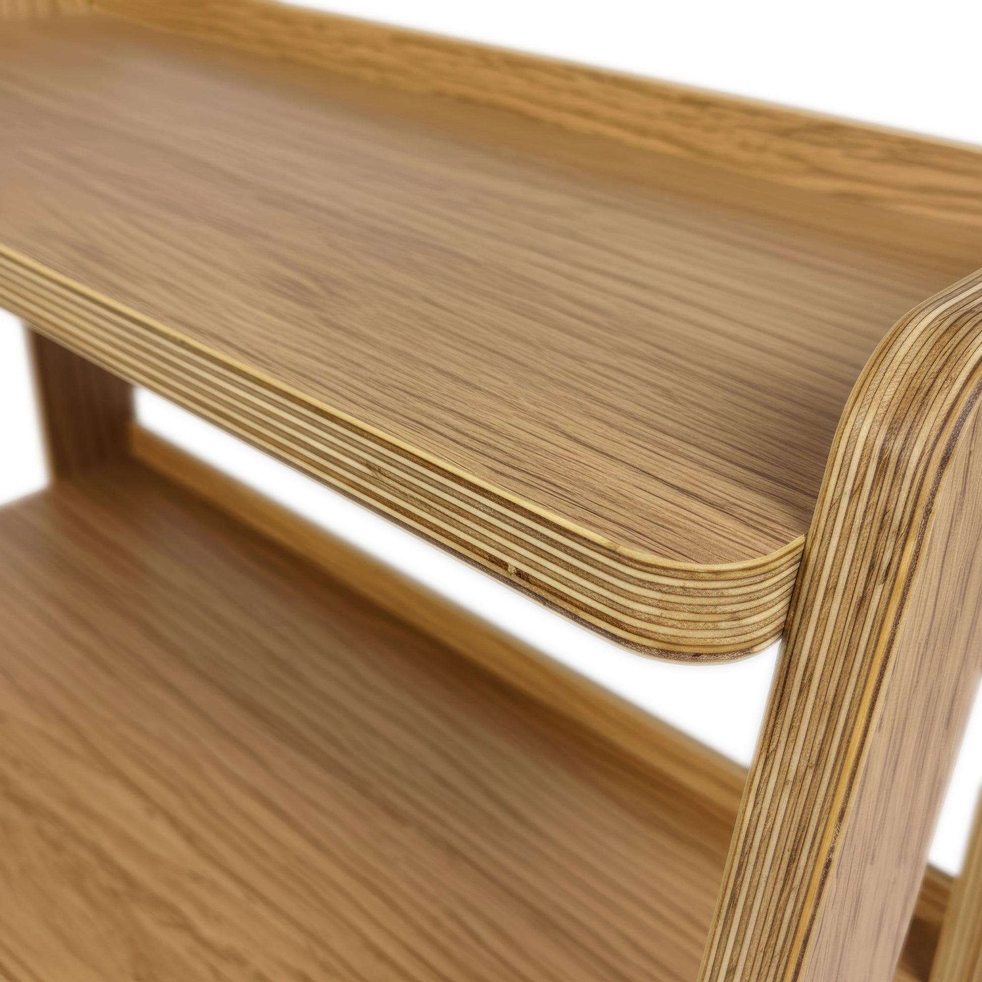 Oak Brickle Bach shelves - detail