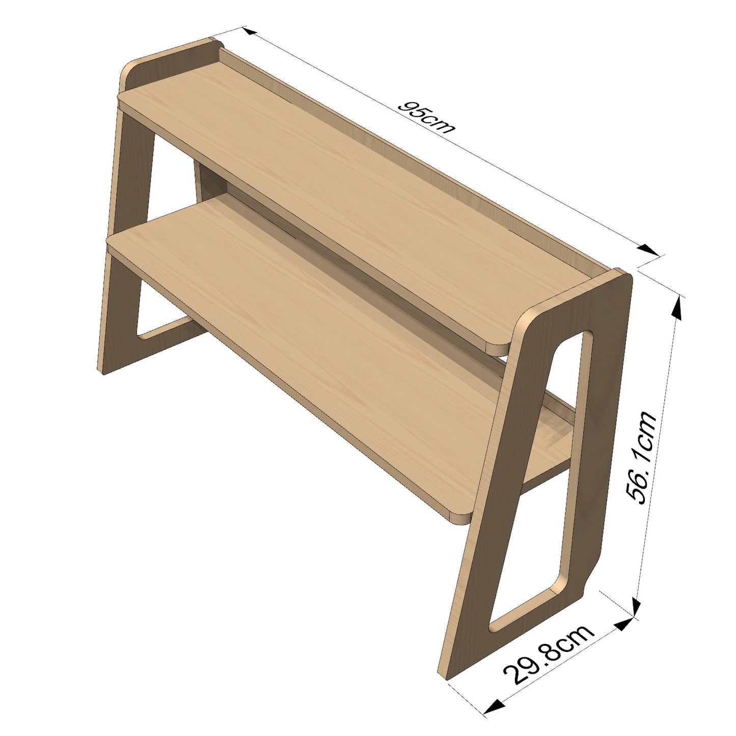 Brickle Shelves - dimensions